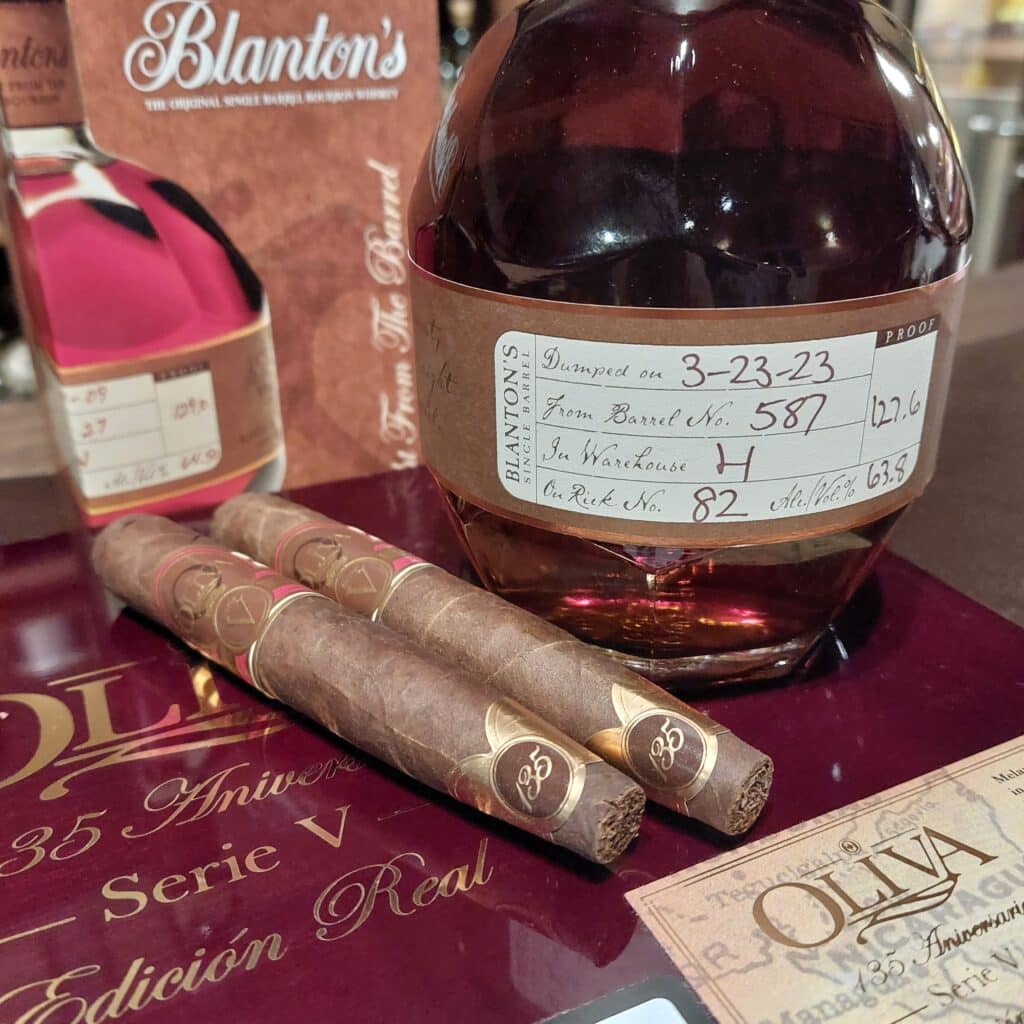 Han's Pairing Empfehlung: Oliva Serie V Real mit Blanton's Bourbon