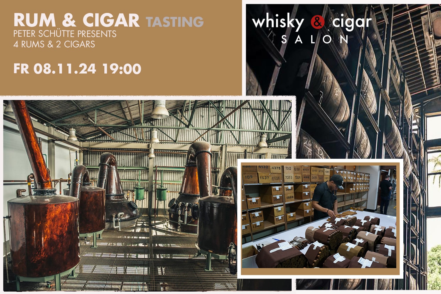 Rum & Zigarre im whisky & cigar salon am 08.11.24