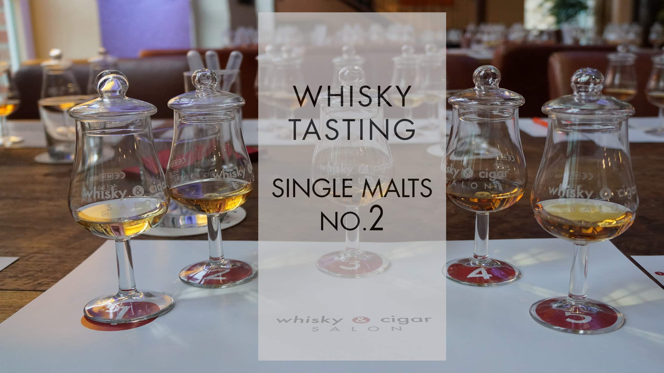 Single Malt Whisky Tasting im whisky & cigar salon
