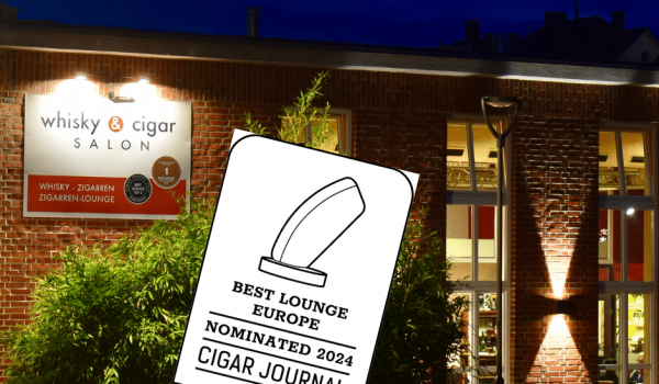 Der whisky & cigar salon ist als Best Lounge Europe nominiert worden.