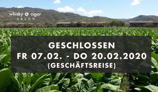 Geschlossen 07.-20.02.2020