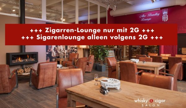 Zigarren-Lounge nur mit 2G