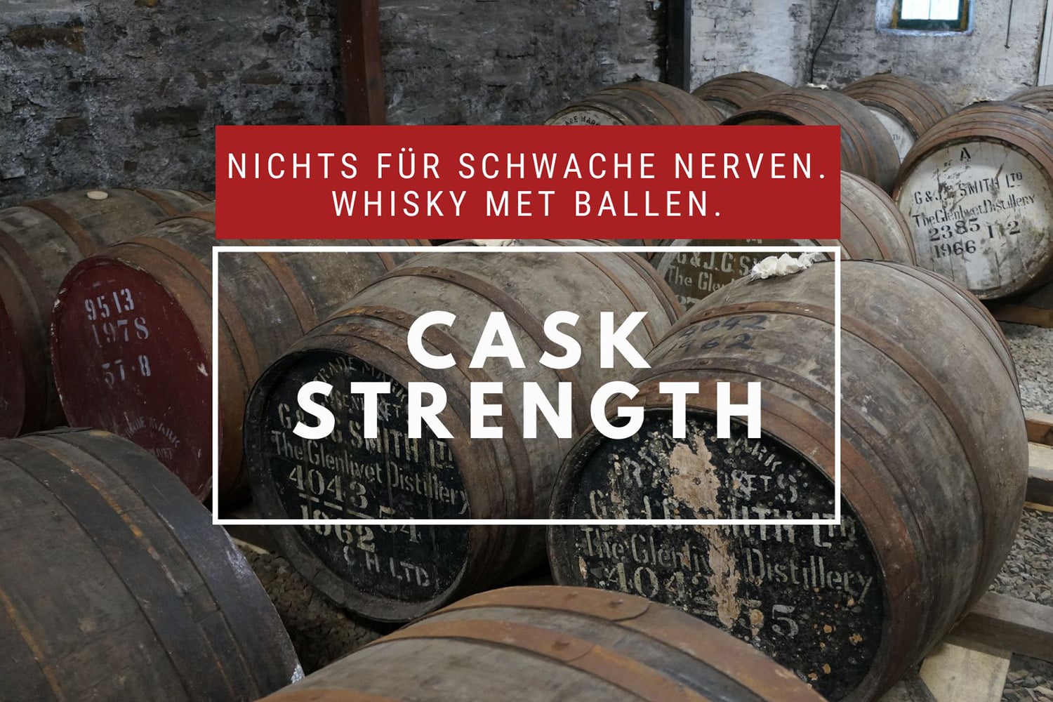 Whisky Tasting Cask Strength Ankündigung