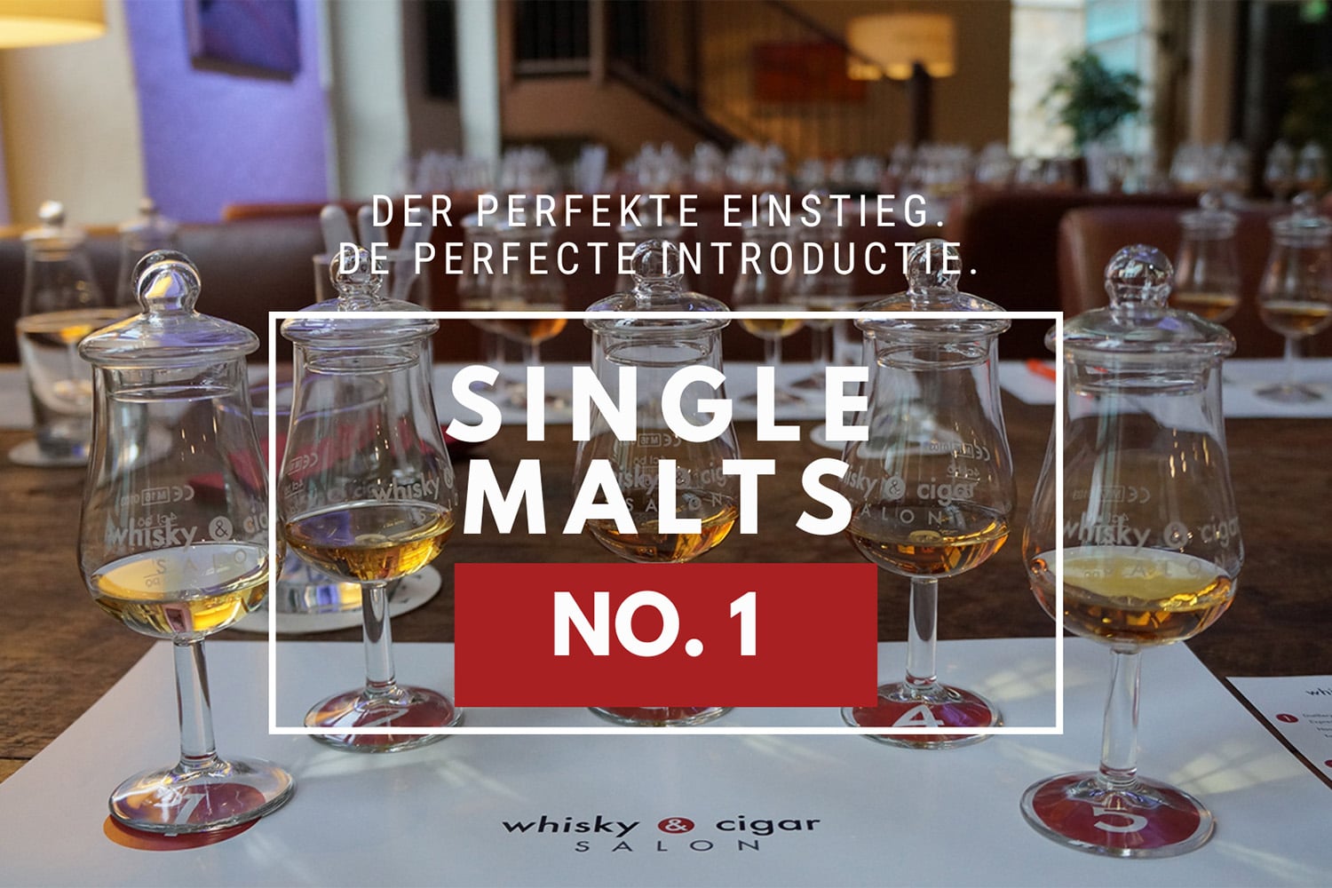 Whisky tasting Single Malts No. 1 Ankündigung